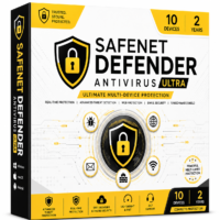 Safenet DefenderAntivirus Ultra(10 Devices/2 Years)
